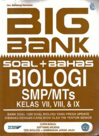 Image of Big Bank Biologi SMP Kls VII, VIII, IX