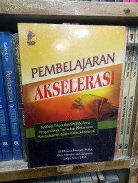 Image of Pembelajaran akselerasi